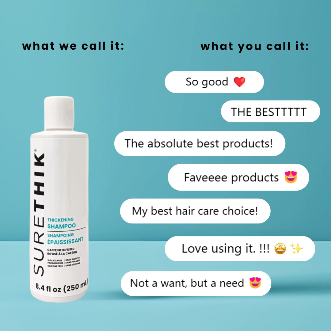 New! Caffeine Infused Thickening Shampoo