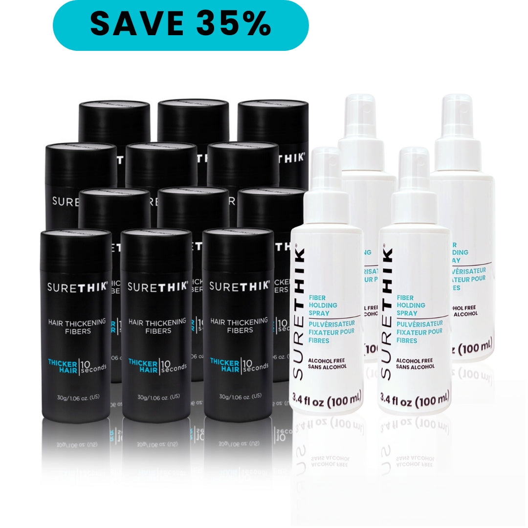Hair Fiber Mega Value Package (35% Savings)