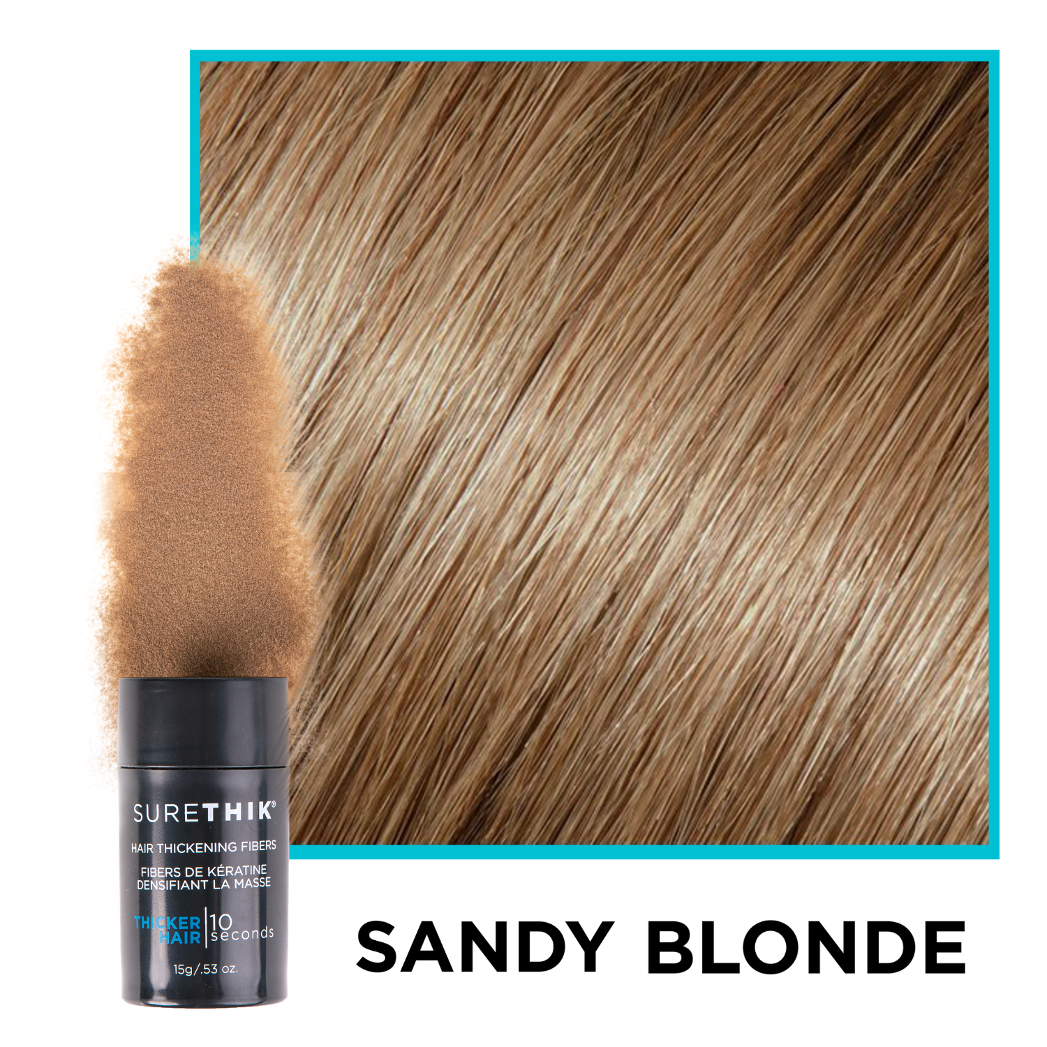 SURETHIK Hair Fiber Starter Pack for Thinning Hair + Tools