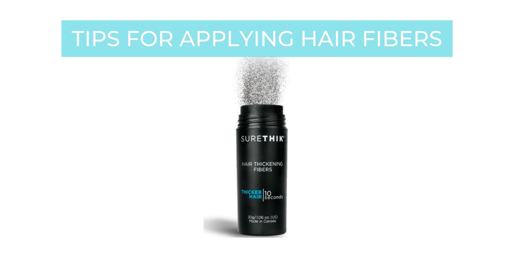 Tips for applying Hair Fibers