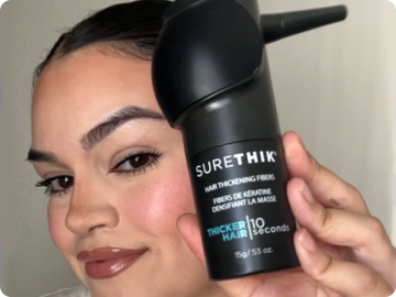 Hair Thickening Fibers (15g) + Application Tools image 1