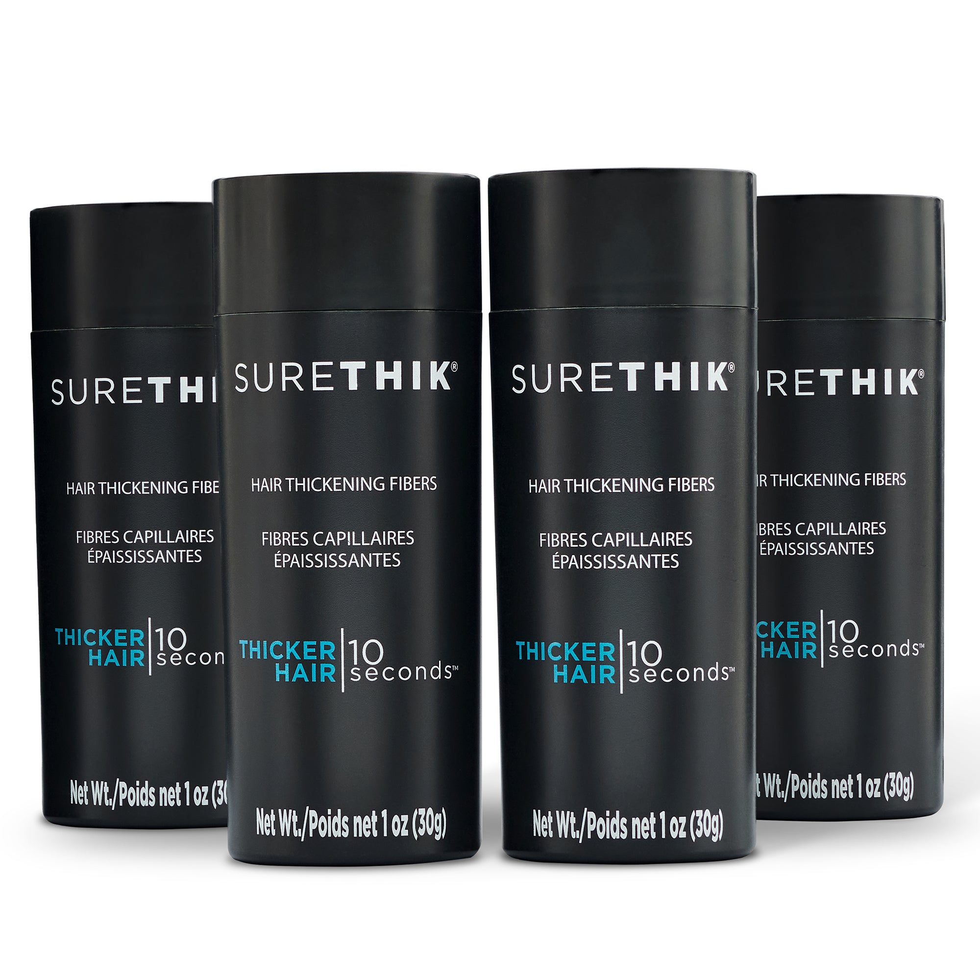 Package of 4 Hair Thickening Fibers 30g