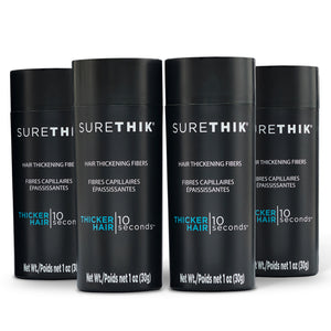 Package of 4 Hair Thickening Fibers 30g