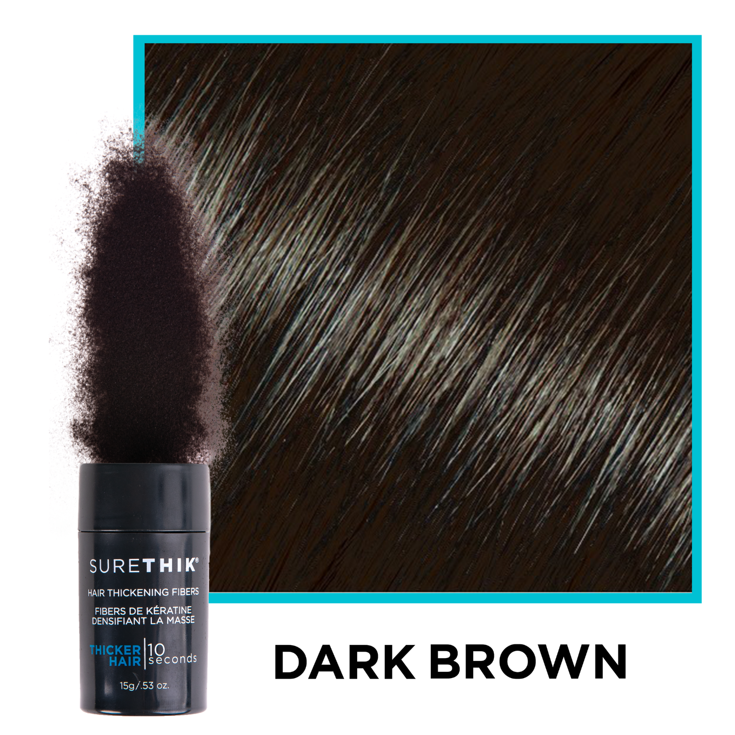 Package of 4 SureThik Hair Thickening Fibers 30g Bottles - Get 4 Bottles for the Price of 3!