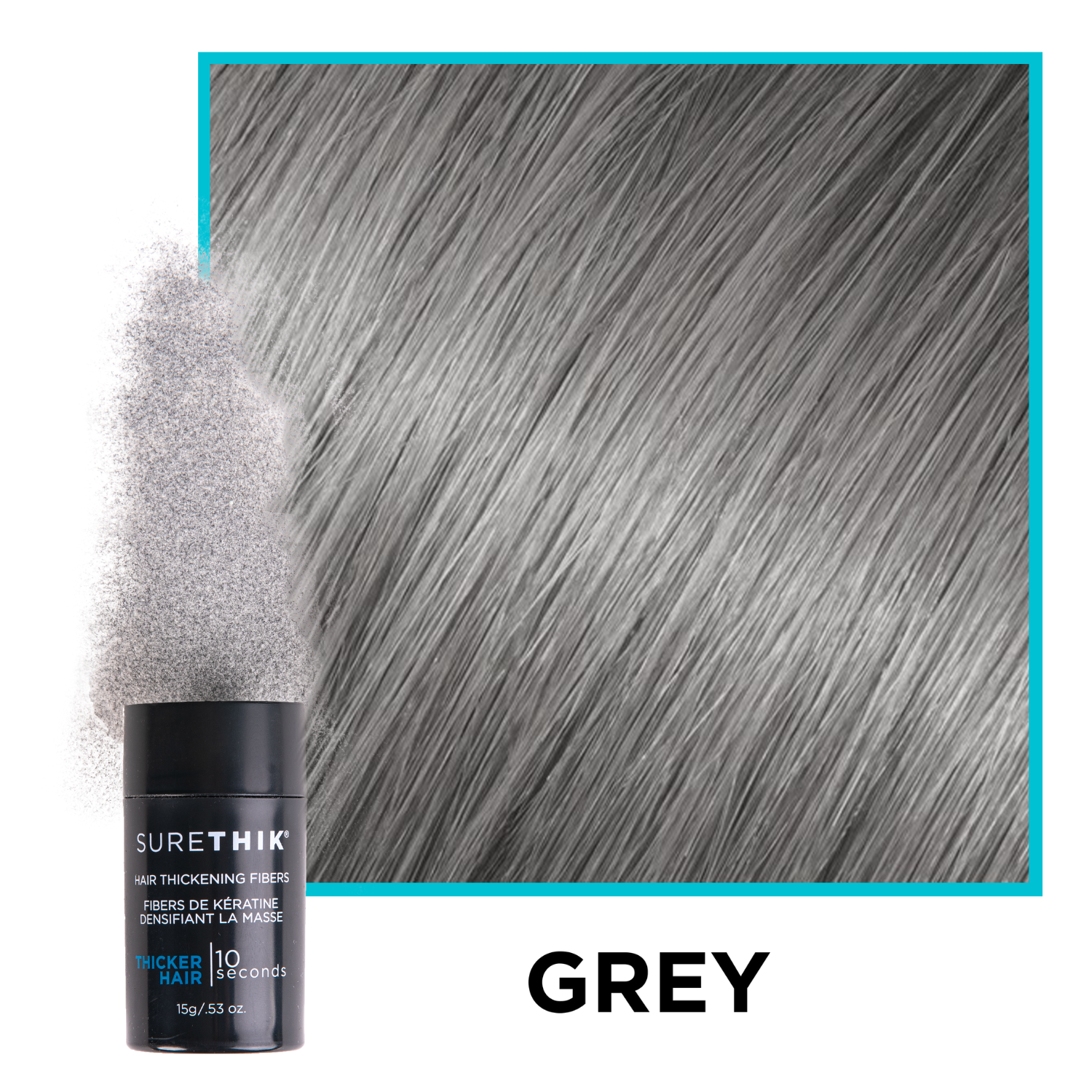 Package of 4 SureThik Hair Thickening Fibers 30g Bottles - Get 4 Bottles for the Price of 3!