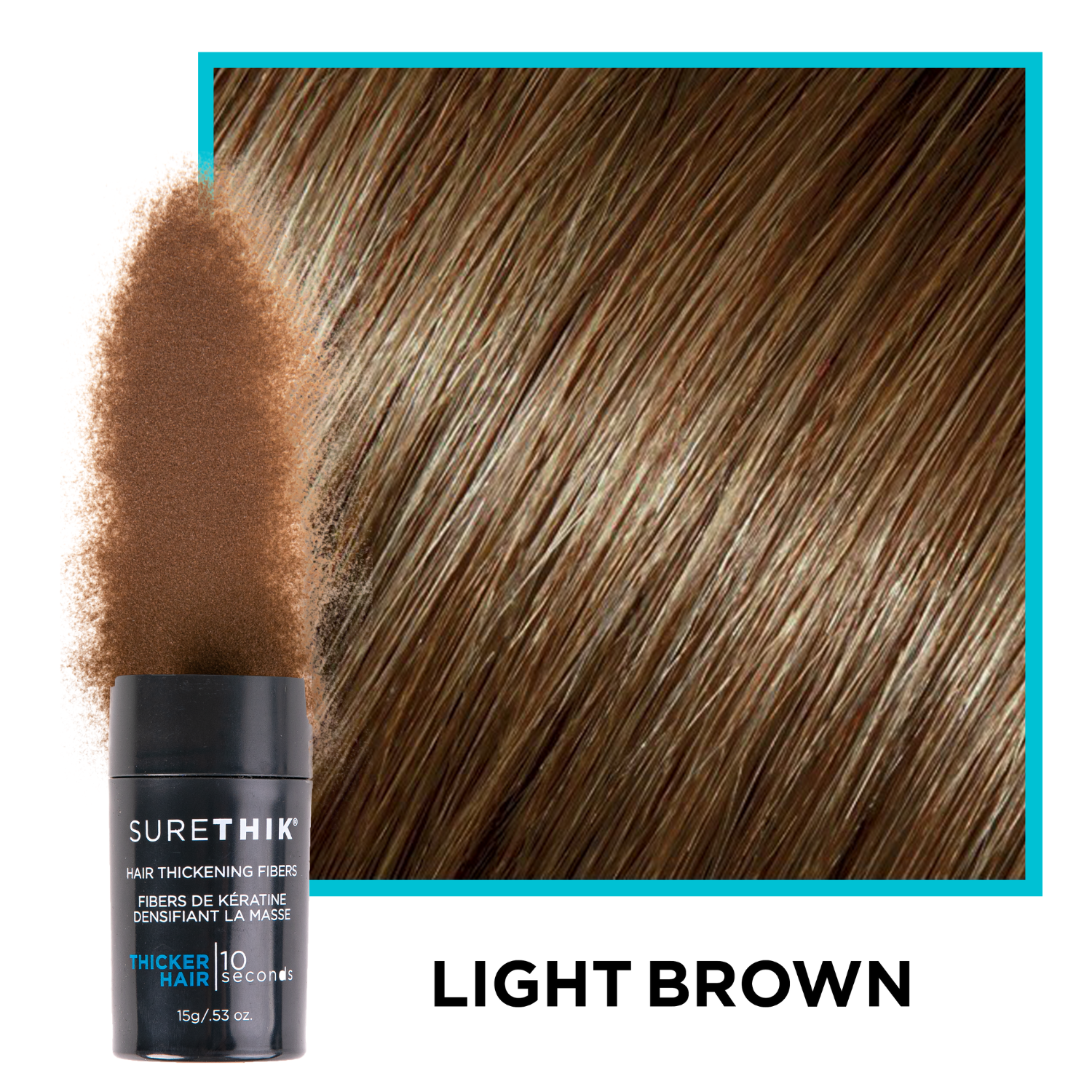 Package of 4 SureThik Hair Thickening Fibers 30g Bottles - Get 4 Bottles for the Price of 3!