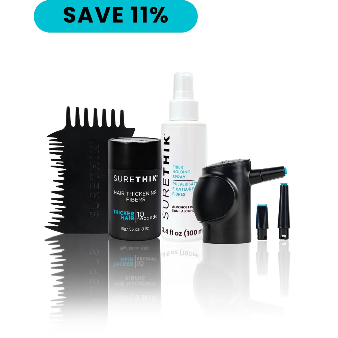Hair Thickening Fibers (15g) + Application Tools (11% SAVINGS)